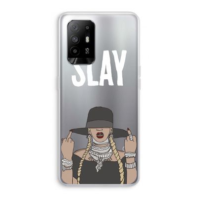 Slay All Day: Oppo A94 5G Transparant Hoesje