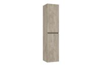 Kolomkast Wiesbaden Alvara 160x35x35 cm Grijs Eiken