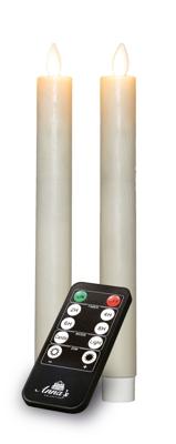Dinerkaars-USB wax 23 cm wit - Annas collection