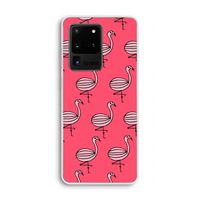 Flamingo: Samsung Galaxy S20 Ultra Transparant Hoesje