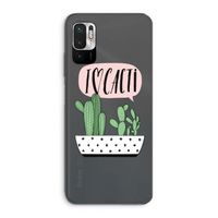 I love cacti: Xiaomi Redmi Note 10 5G Transparant Hoesje