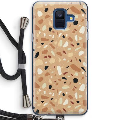 Terrazzo N°17: Samsung Galaxy A6 (2018) Transparant Hoesje met koord