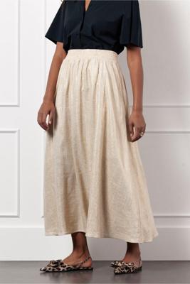 Studio Anneloes Fay Gold Linen Skirt 12758 0002 Gold