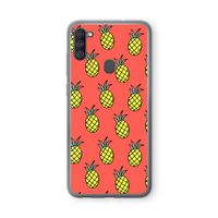 Ananas: Samsung Galaxy A11 Transparant Hoesje
