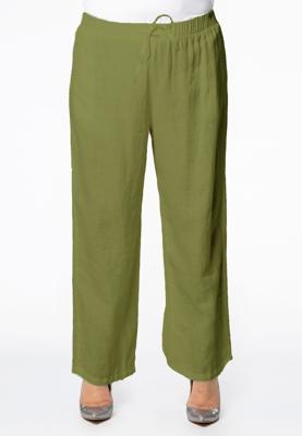 Yoek Broek taillekoord | Groen | Maat 58/60