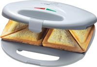 Clatronic ST 3477 sandwich maker 750 W Wit - thumbnail