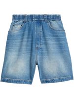 AMI Paris short ample en jean - Bleu