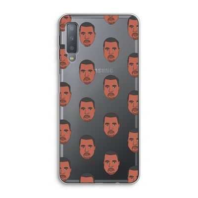 Kanye Call Me?: Samsung Galaxy A7 (2018) Transparant Hoesje
