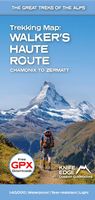 Wandelkaart Walker's Haute Route: Chamonix to Zermatt | Knife Edge Outdoor - thumbnail