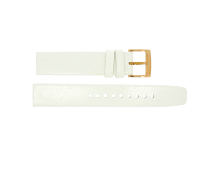 Horlogeband Marc by Marc Jacobs MBM1283 Leder Wit 18mm