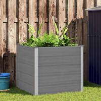 Plantenbak verhoogd 100x100x91 cm HKC grijs