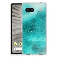 Hoesje maken Google Pixel 7A Painting Blue - thumbnail