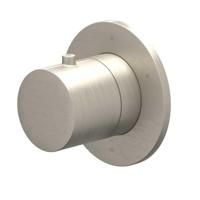 Afbouwdeel IVY Bond 3-Weg Stop-Omstel Symmetry Met Rond Rozet Geborsteld Nickel PVD Afbouwdeel IVY Bond 3-Weg Stop-Omstel Symmetry Met Rond Rozet Geborsteld Nickel PVD