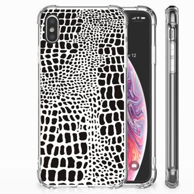 Apple iPhone Xs Max Case Anti-shock Slangenprint Apple iPhone Xs Max Case Anti-shock Slangenprint