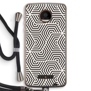 Magic pattern: Motorola Moto Z Force Transparant Hoesje met koord