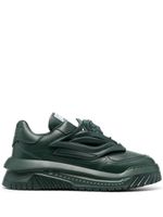 Versace baskets Odissea en cuir - Vert