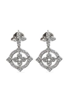 Louis Vuitton Pre-Owned boucles d'oreilles en or blanc 18ct serties de diamants - Argent