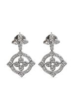 Louis Vuitton Pre-Owned boucles d'oreilles en or blanc 18ct serties de diamants - Argent - thumbnail