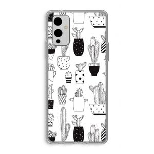 Cactusmotief: OnePlus 9 Transparant Hoesje