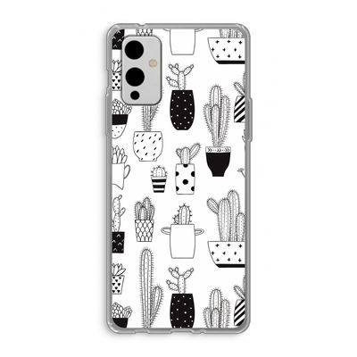 Cactusmotief: OnePlus 9 Transparant Hoesje
