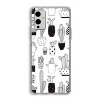 Cactusmotief: OnePlus 9 Transparant Hoesje