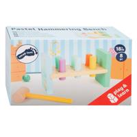 Small Foot houten hamerbank pastel, 8dlg.