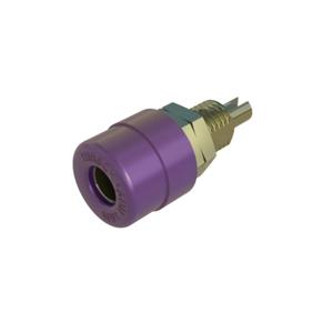 SKS Hirschmann BIL 20 Au vi Laboratoriumbus Bus, inbouw verticaal Stift-Ø: 4 mm Violet 1 stuk(s)