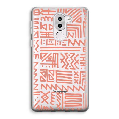 Marrakech Pink: Honor 6X Transparant Hoesje
