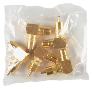 Valueline AC-058 kabeladapter/verloopstukje RCA Goud