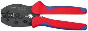 Knipex Krimptang | lengte 220 mm | 0,1-2,5 (AWG 27-13) mm² 483 g | 1 stuk - 97 52 34 - 97 52 34