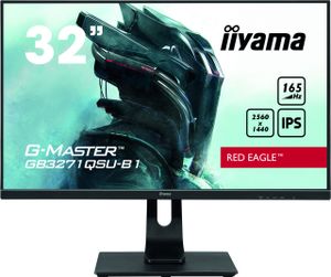 Iiyama G-MASTER Red Eagle GB3271QSU-B1 Gaming monitor Energielabel F (A - G) 80 cm (31.5 inch) 2560 x 1440 Pixel 16:9 1 ms Hoofdtelefoonaansluiting IPS LED