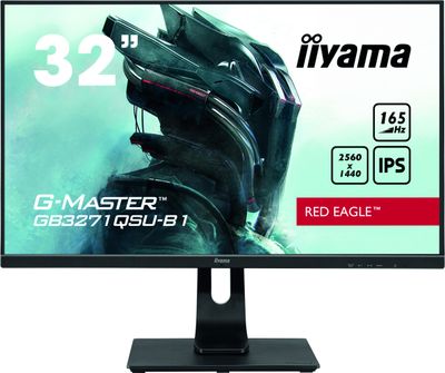iiyama G-MASTER GB3271QSU-B1 computer monitor 80 cm (31.5") 2560 x 1440 Pixels Wide Quad HD LED Zwart