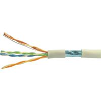 VOKA Kabelwerk 103080-00 Netwerkkabel CAT 5e F/UTP 4 x 2 x 0.20 mm² Grijs per meter