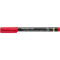 Staedtler Lumocolor permanent special F 319 F-2 Permanent marker Rood Watervast: Ja