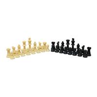 GAMES PIECES CHESS PVC 9 CM( WHITE+BLACK)