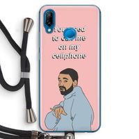Hotline bling: Huawei P20 Lite Transparant Hoesje met koord