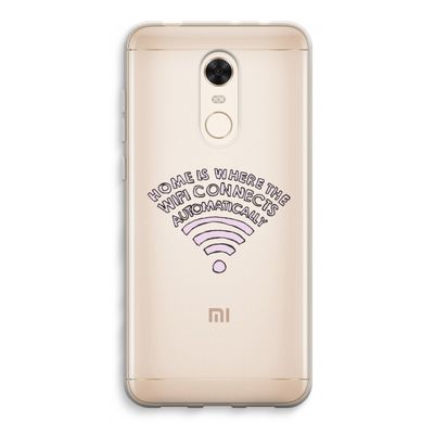 Home Is Where The Wifi Is: Xiaomi Redmi 5 Transparant Hoesje