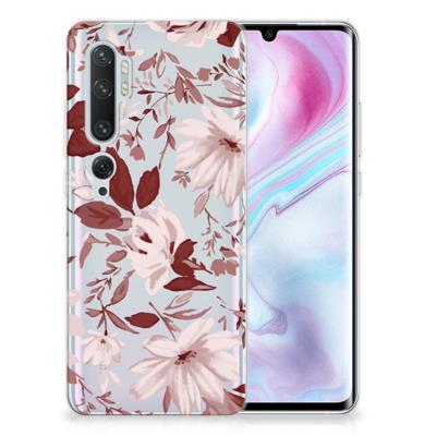 Smartphone hoesje Xiaomi Mi Note 10 Pro Watercolor Flowers