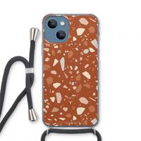 Terrazzo N°22: iPhone 13 mini Transparant Hoesje met koord
