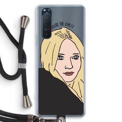 Ashley: Sony Xperia 5 II Transparant Hoesje met koord