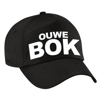 Verjaardag cadeau petje - Ouwe Bok - zwart - heren - verjaardag Verjaardag cadeau petje - Ouwe Bok - zwart - heren - verjaardag