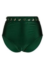 ZIMMERMANN bas de bikini Devi à détails d'œillets - Vert ZIMMERMANN bas de bikini Devi à détails d'œillets - Vert
