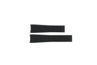 Horlogeband Tag Heuer FT6033 Rubber Zwart 22mm