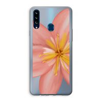 Pink Ellila Flower: Samsung Galaxy A20s Transparant Hoesje
