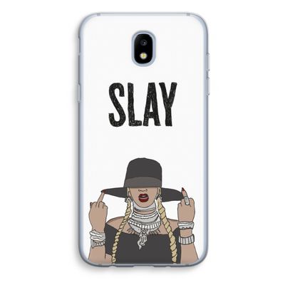 Slay All Day: Samsung Galaxy J5 (2017) Transparant Hoesje