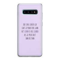 Gek: Samsung Galaxy S10 Plus Transparant Hoesje
