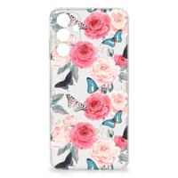 Samsung Galaxy A15 TPU Case Butterfly Roses