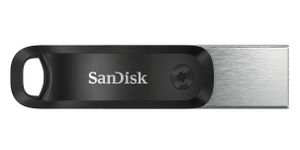 SanDisk iXpand USB flash drive 64 GB USB Type-A / Lightning 3.2 Gen 2 (3.1 Gen 2) Zwart, Zilver