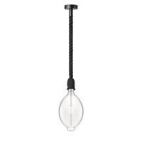 Light depot - hanglamp Leonardo zwart Oval - helder - Outlet