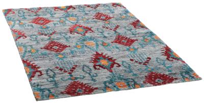 Rezas - Sari Silk - 180423, Multicolour (Black) - 170x240